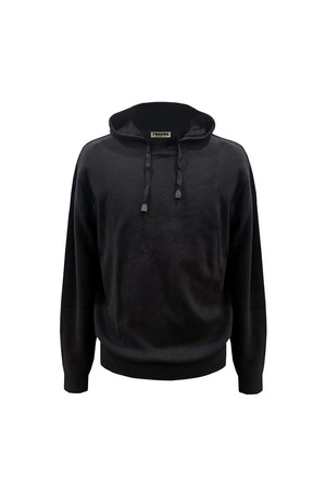 니트 후드티셔츠 다크그레이 ROGMKT36A