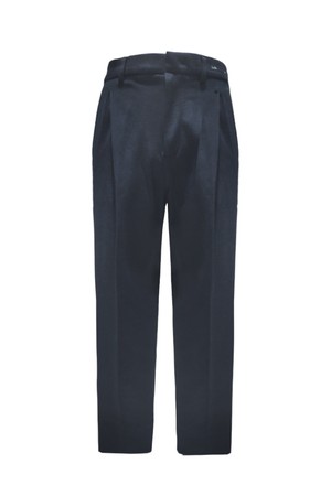 원턱 와이드 밴딩슬렉스 네이비 ROLMBP81A