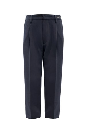 원턱 루즈핏 캐주얼 슬랙스 네이비 ROKMBP32A