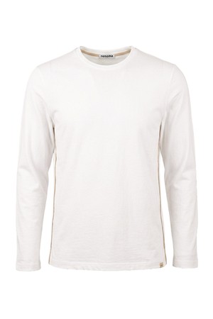 면 사이드라인 롱슬리브 화이트 ROIMTT01A