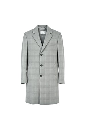 스탠다드 글렌체크 코트 그레이 ROIMBH04A