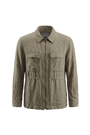 린넨 스트링 사파리점퍼 베이지 ROFMBU59A