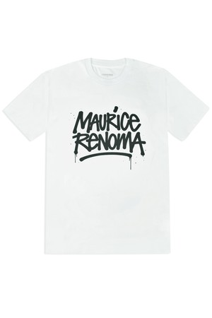 모리스레노마 프린트 티셔츠 화이트 RRNMTT53A