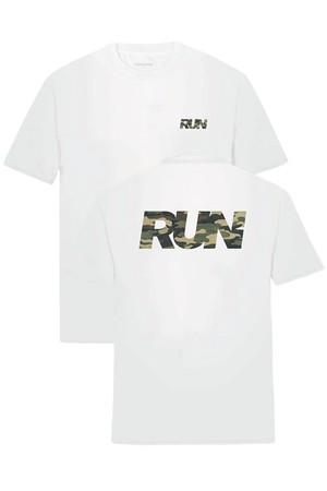 런 카모플라주 티셔츠 화이트 RSNMTT70A