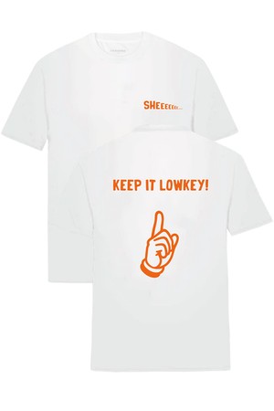 핸드사인 그래픽 티셔츠 화이트 RSNMTT64A