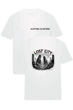 로스트 시티 티셔츠 화이트 RSNMTT60A