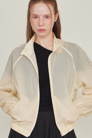 발렌틴 썸머 윈드브레이커점퍼 - 크림