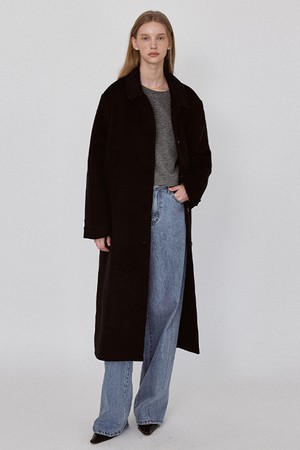 Classic Wool Single Coat - Black