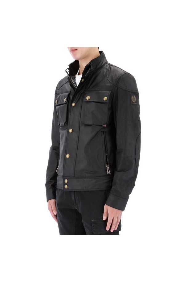 BELSTAFF - 자켓 / 베스트 - 벨스타프 RACEMASTER 레이스마스터 왁스 자켓 104160 BLACK