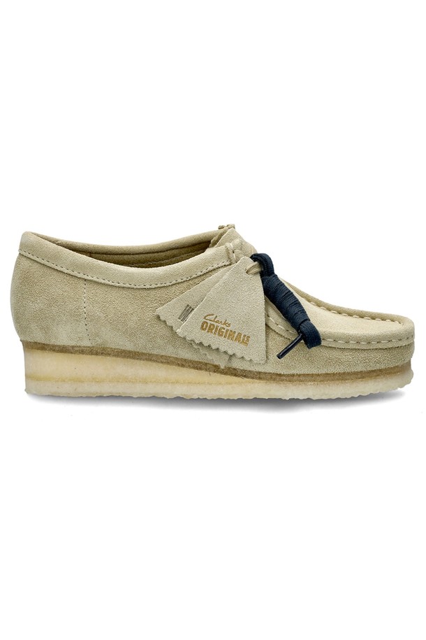 CLARKS - 플랫/로퍼 - 클락스 왈라비 스웨이드 로퍼 26155545 MAPLE SUEDE