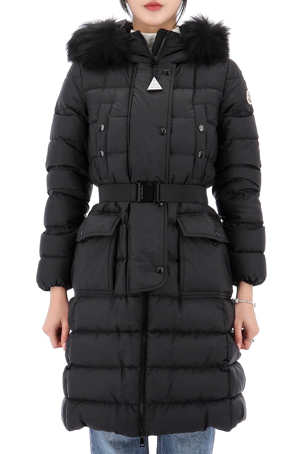 MONCLER - 패딩 - 몽클레어 KHLOE 클로에 퍼 후드 다운 롱 패딩 1C00023 5968E 999