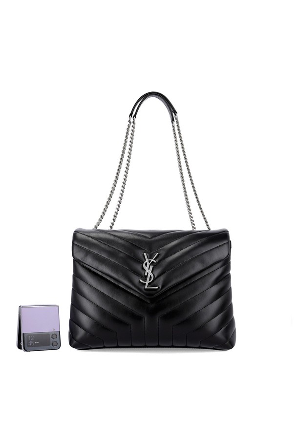 SAINT LAURENT - 숄더백 - 생로랑 LOULOU 로로 미디움 퀄팅 숄더백 574946 DV726 1000