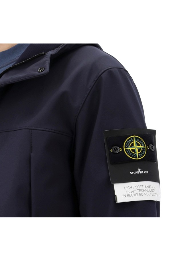 STONE ISLAND - 아노락/바람막이 - 스톤아일랜드 라이트 소프트 쉘 자켓 801540227 V0020