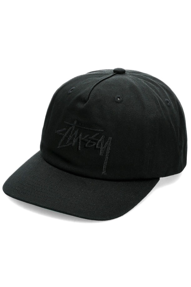 STUSSY - 모자 - 스투시 미드 뎁스 빅 스탁 스냅백 1311145 BLACK