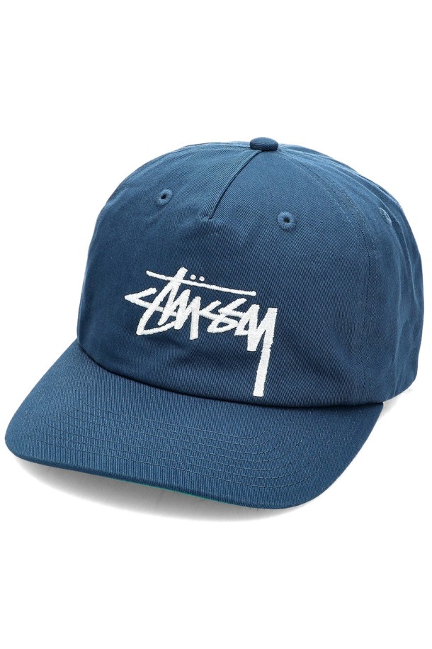 STUSSY - 모자 - 스투시 미드 뎁스 빅 스탁 스냅백 1311145 NAVY