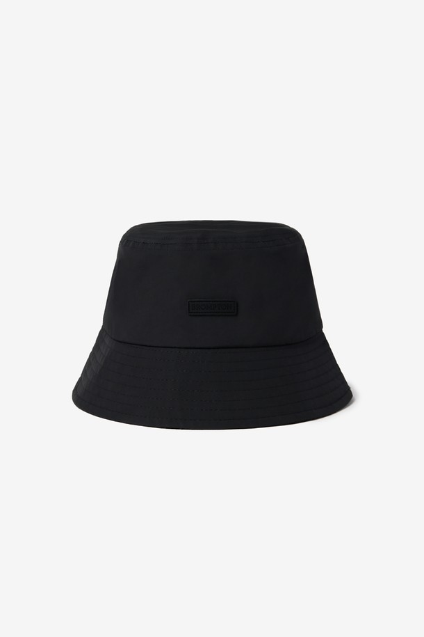 BROMPTON LONDON - 모자 - BROMPTON PU WAPPEN BUCKET HAT - BLACK (P235AHA204)