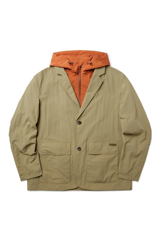 BROMPTON LONDON - 수트/블레이저자켓 - NYLON SET HOOD DETACHABLE JACKET - BEIGE (P233MJK220)