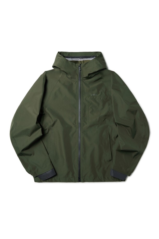 BROMPTON LONDON - 블루종/점퍼 - SEAM SEALING FULL ZIP JUMPER - KHAKI (P233UJP110)