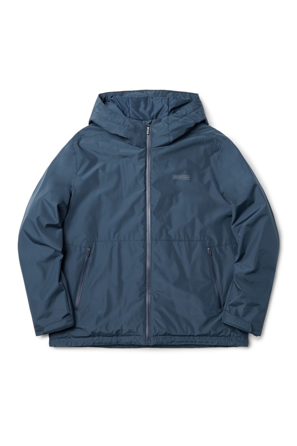 BROMPTON LONDON - 블루종/점퍼 - LIGHTWEIGHT HOOD FULL ZIP JUMPER - TBLUE (P233UPD110)