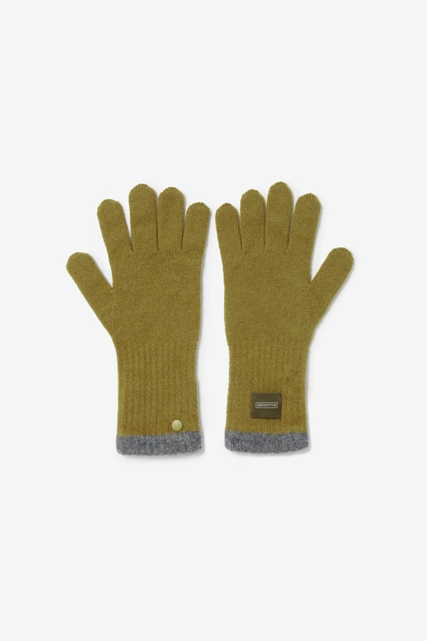 BROMPTON LONDON - 장갑 - BROMPTON KNIT GLOVES - MUSTARD (P234AGL210)