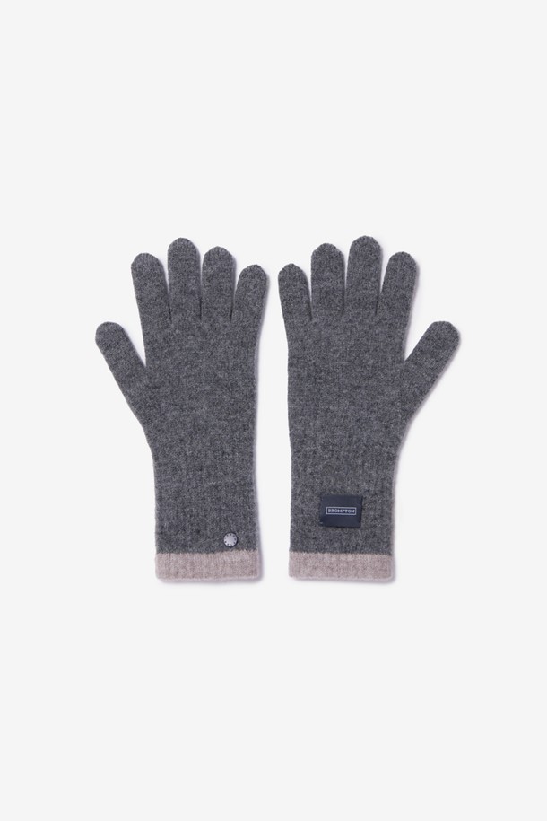 BROMPTON LONDON - 장갑 - BROMPTON KNIT GLOVES - M/GREY (P234AGL210)