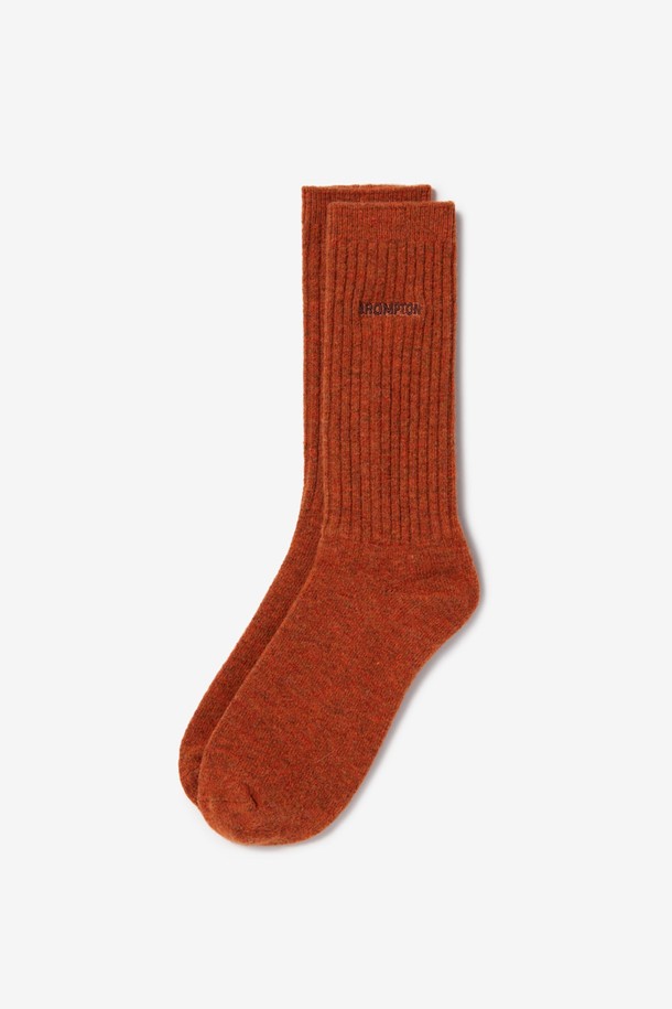 BROMPTON LONDON - 양말 - BROMPTON WOOL SOCKS - CARROT (P234ASO201)