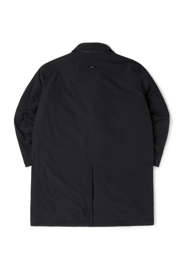 BROMPTON LONDON - 코트 - SINGLE BREASTED CAR COAT - BLACK (P233UCT110)