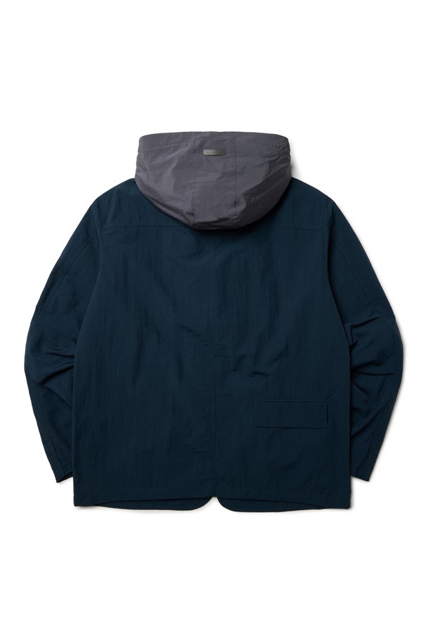 BROMPTON LONDON - 수트/블레이저자켓 - NYLON SET HOOD DETACHABLE JACKET - NAVY (P233MJK220)