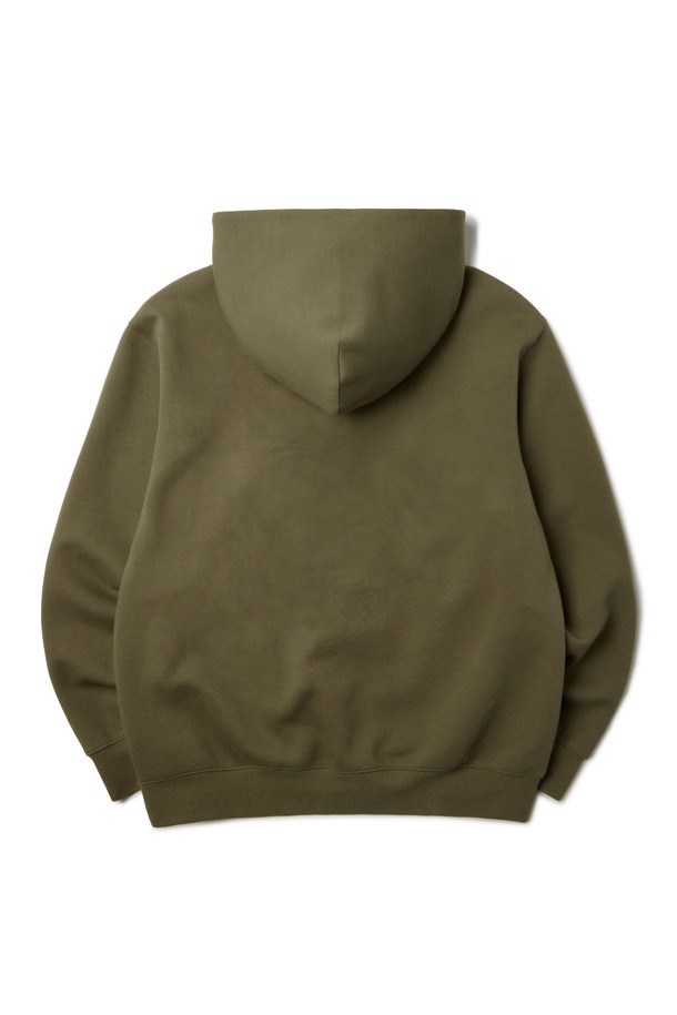 BROMPTON LONDON - 스웨트셔츠 - LOGO HOODED SWEATSHIRT - OLIVE (P233MTS111)