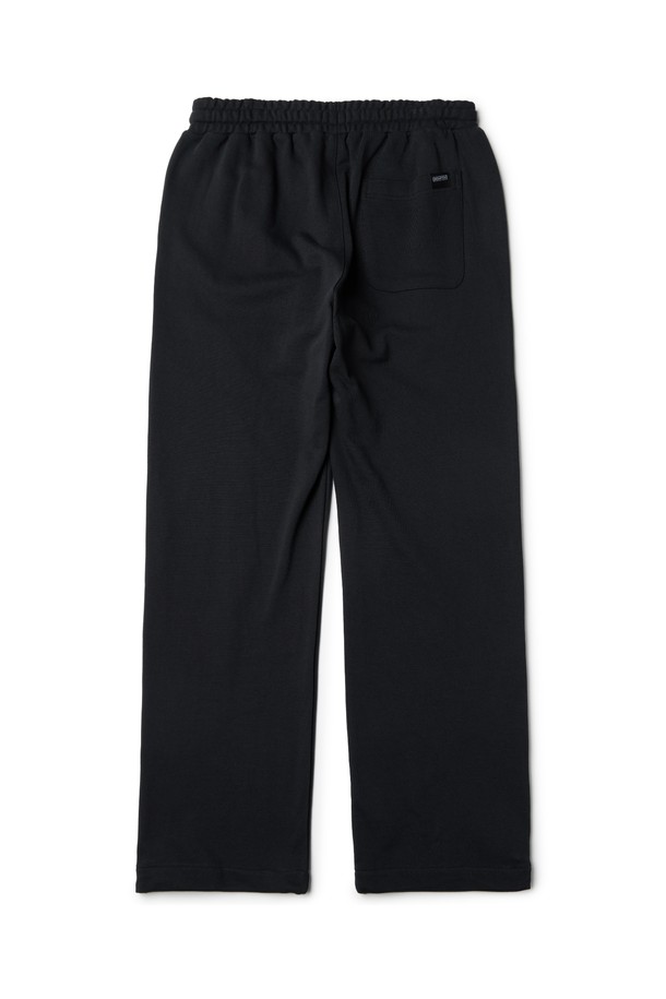 BROMPTON LONDON - 캐주얼팬츠 - EMBROIDERED LOGO SWEAT TROUSERS - BLACK (P233UPT232)