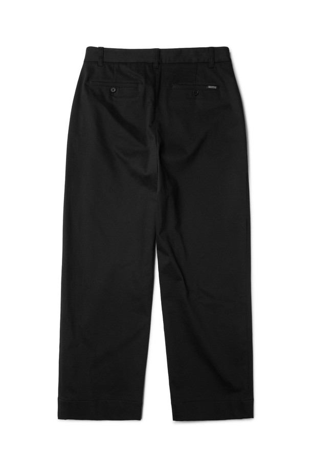 BROMPTON LONDON - 캐주얼팬츠 - BASIC COTTON TROUSERS - BLACK (P234MPT225)