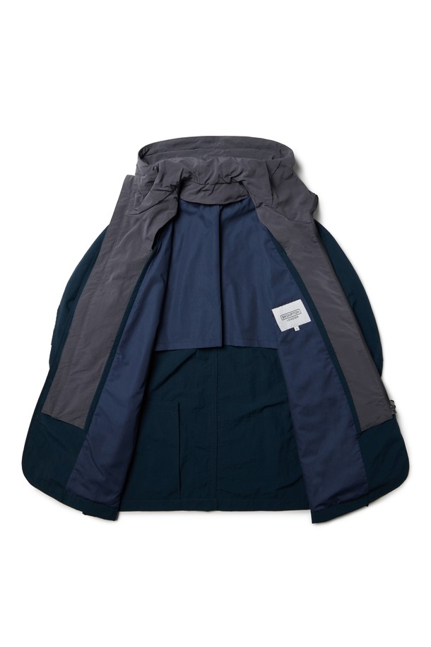 BROMPTON LONDON - 수트/블레이저자켓 - NYLON SET HOOD DETACHABLE JACKET - NAVY (P233MJK220)