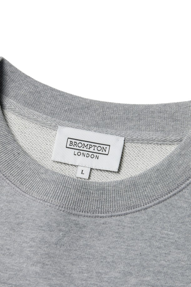 BROMPTON LONDON - 스웨트셔츠 - LOGO SWEATSHIRT - M/GREY (P233UTS232)