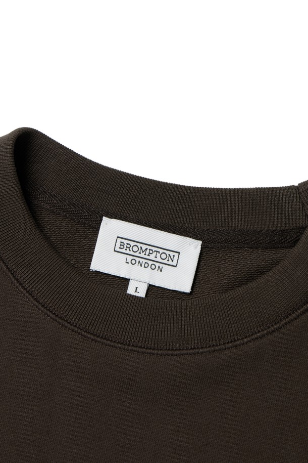 BROMPTON LONDON - 스웨트셔츠 - LOGO SWEATSHIRT - BROWN (P233UTS232)