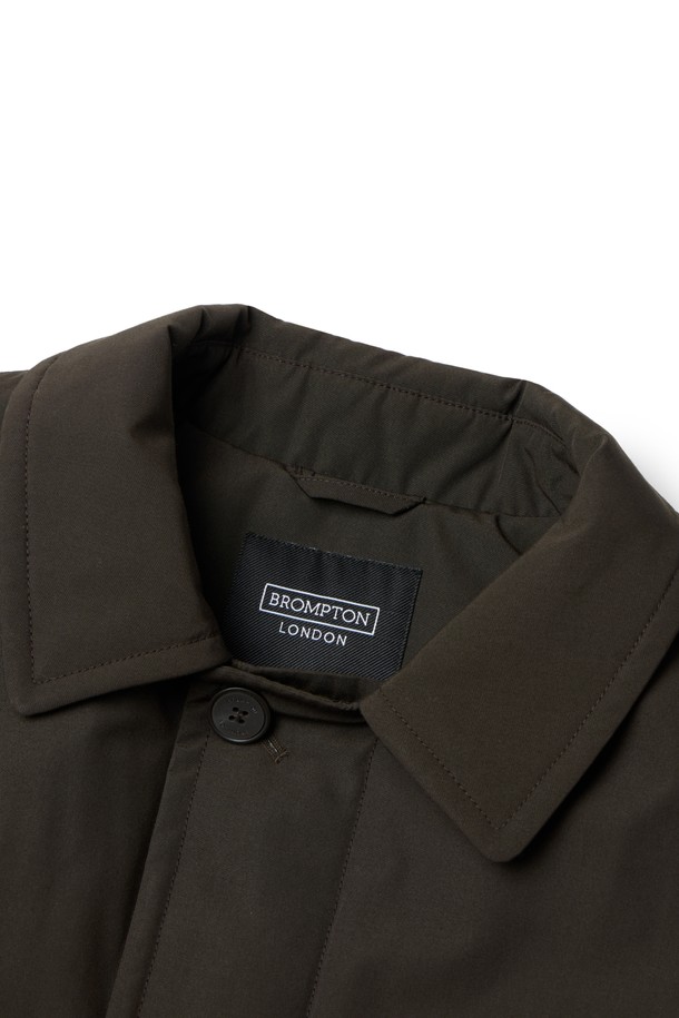 BROMPTON LONDON - 코트 - SINGLE BREASTED CAR COAT - DBROWN (P233UCT110)