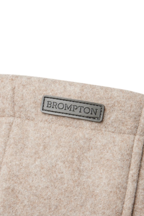 BROMPTON LONDON - 후디 - WOOL HALF ZIP HOODY - MOCHA (P233UTS236)