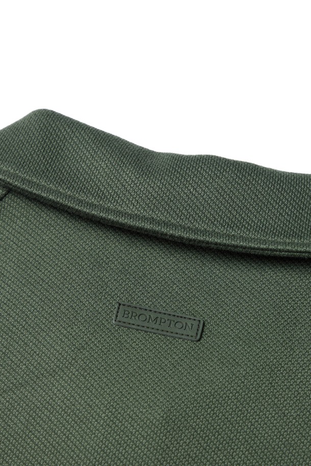 BROMPTON LONDON - 스웨트셔츠 - HALF ZIP COLLAR SWEATSHIRT - GREEN (P233UTS233)