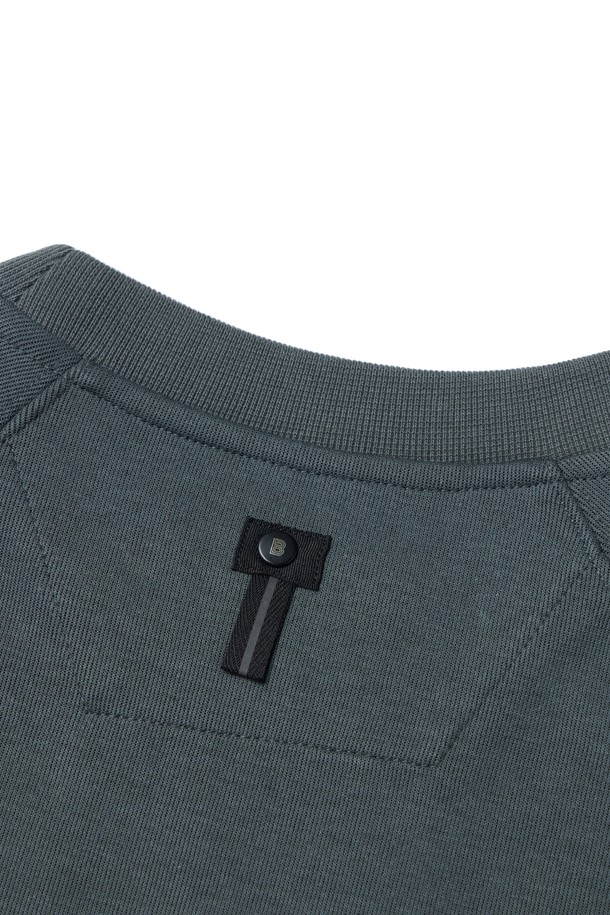 BROMPTON LONDON - 긴팔티셔츠 / 후디 - W SIDE CUT OUT SWEATSHIRT - GREY (P233WTS150)