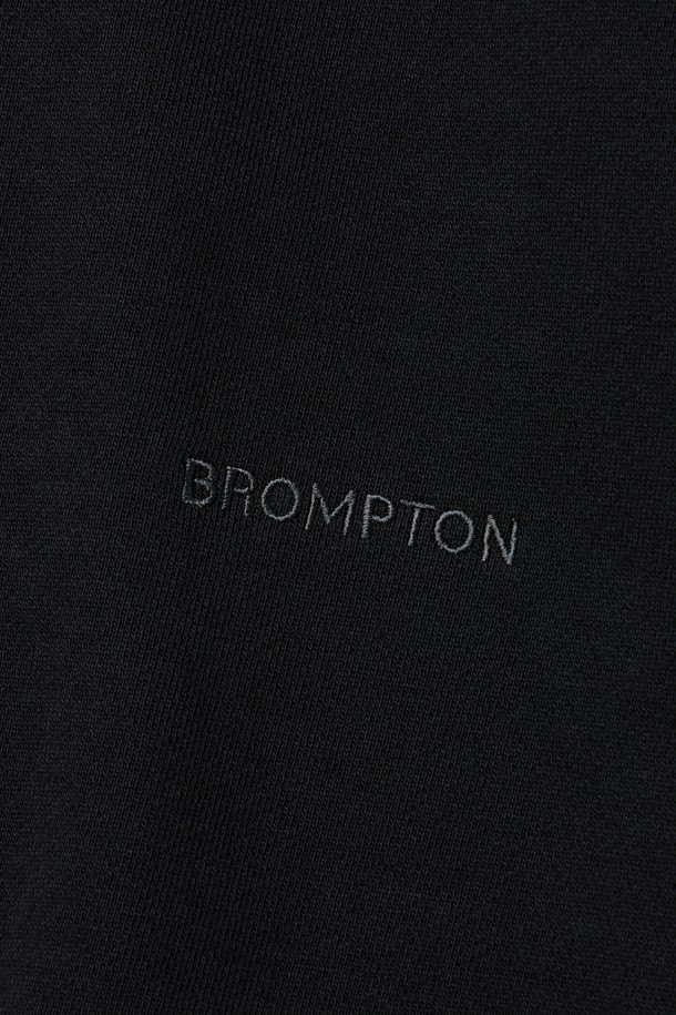 BROMPTON LONDON - 스웨트셔츠 - LOGO SWEATSHIRT - BLACK (P233UTS232)