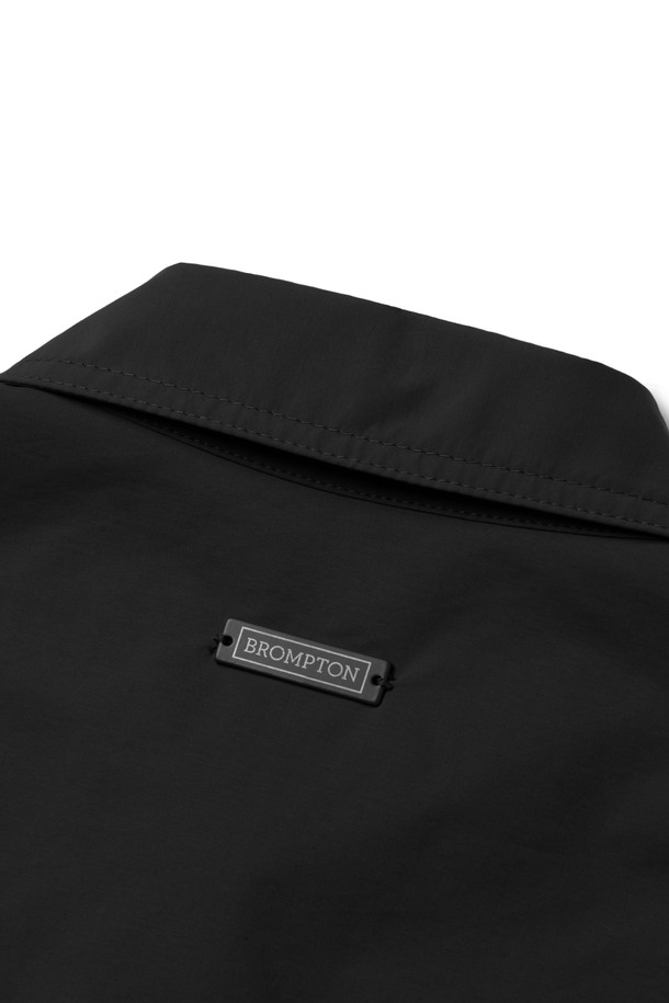 BROMPTON LONDON - 셔츠 - W CUT OUT LONG SHIRT - BLACK (P233WSH150)