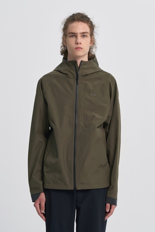 BROMPTON LONDON - 블루종/점퍼 - SEAM SEALING FULL ZIP JUMPER - KHAKI (P233UJP110)