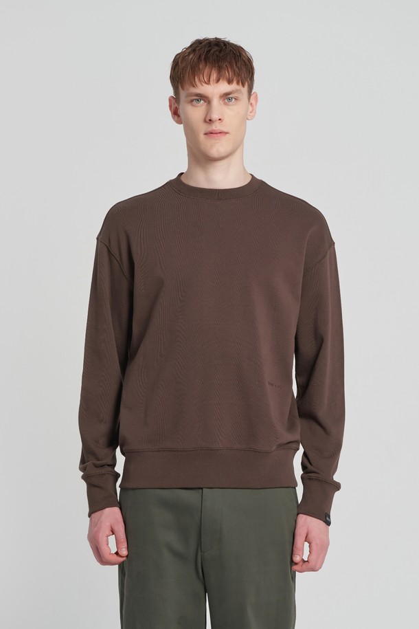 BROMPTON LONDON - 스웨트셔츠 - LOGO SWEATSHIRT - BROWN (P233UTS232)