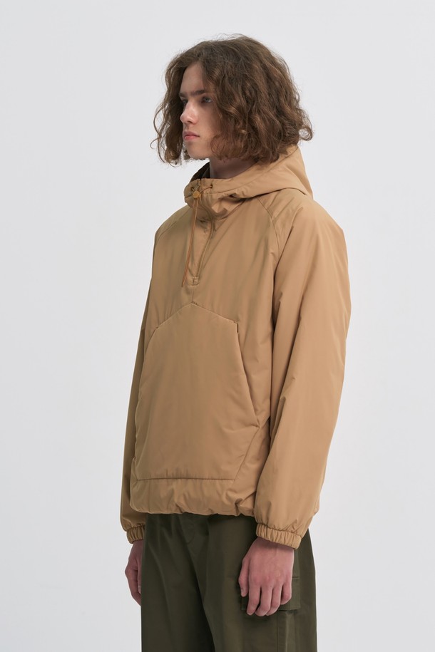 BROMPTON LONDON - 다운/패딩 - LIGHTWEIGHT HOOD PADDED ANORAK - MUSTARD (P233MPD221)