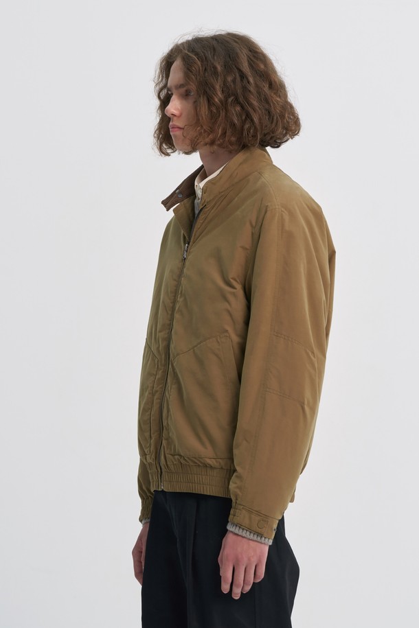 BROMPTON LONDON - 사파리/필드자켓 - LIGHT WAX HARRINGTON JACKET - BEIGE (P233MJP220)