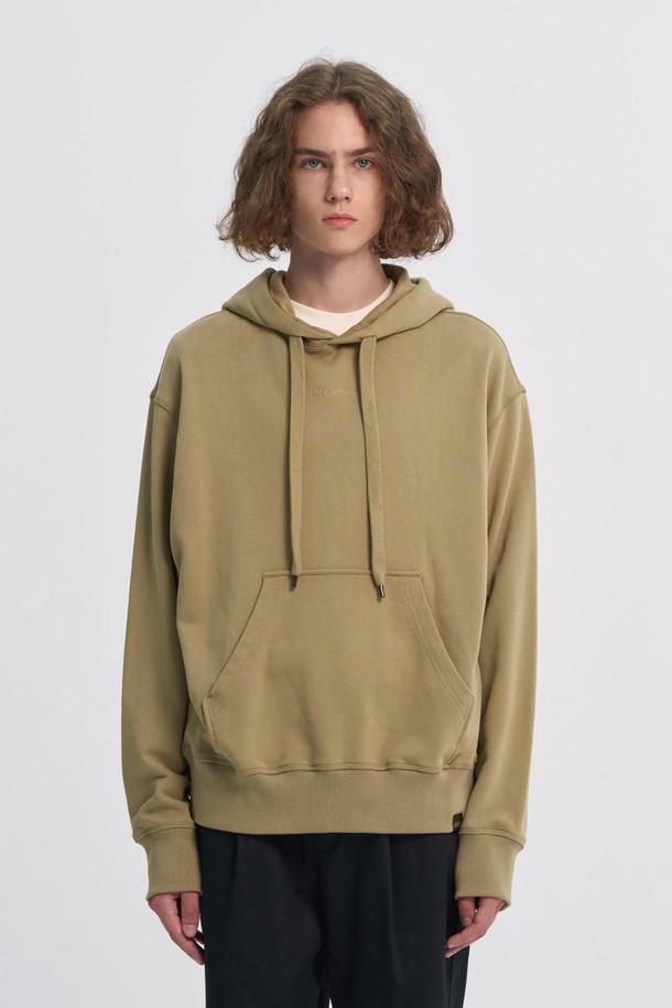 BROMPTON LONDON - 후디 - EMBROIDERED LOGO HOODY - OLIVE (P233UTS235)