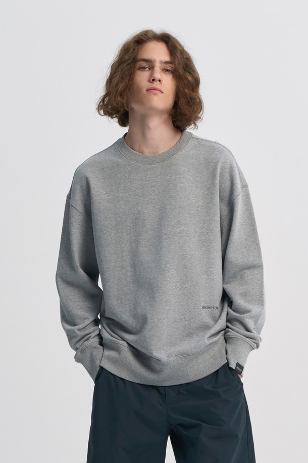 BROMPTON LONDON - 스웨트셔츠 - LOGO SWEATSHIRT - M/GREY (P233UTS232)