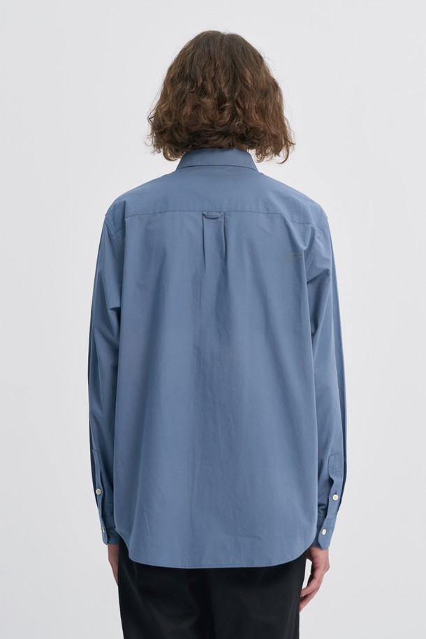 BROMPTON LONDON - 긴팔셔츠 - BASIC COTTON POCKET SHIRT - BLUE (P233MSH220)