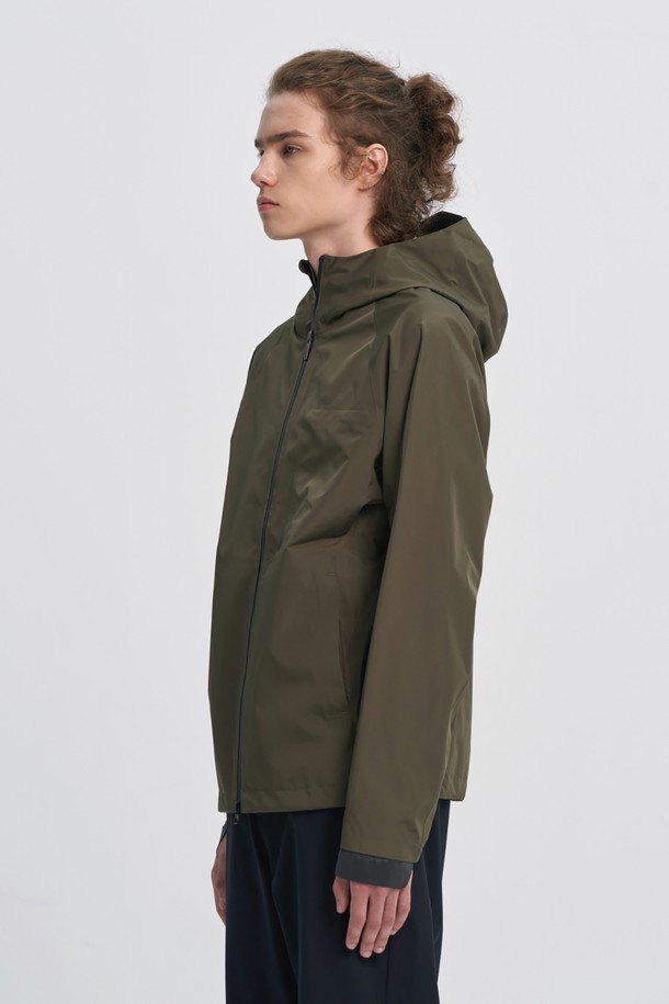 BROMPTON LONDON - 블루종/점퍼 - SEAM SEALING FULL ZIP JUMPER - KHAKI (P233UJP110)