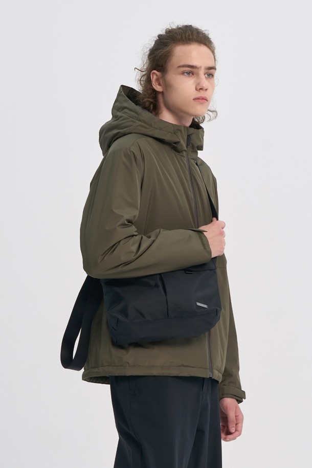 BROMPTON LONDON - 블루종/점퍼 - LIGHTWEIGHT HOOD FULL ZIP JUMPER - KHAKI (P233UPD110)