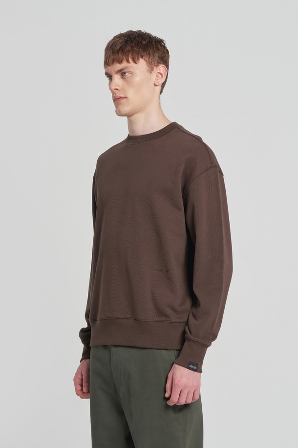 BROMPTON LONDON - 스웨트셔츠 - LOGO SWEATSHIRT - BROWN (P233UTS232)